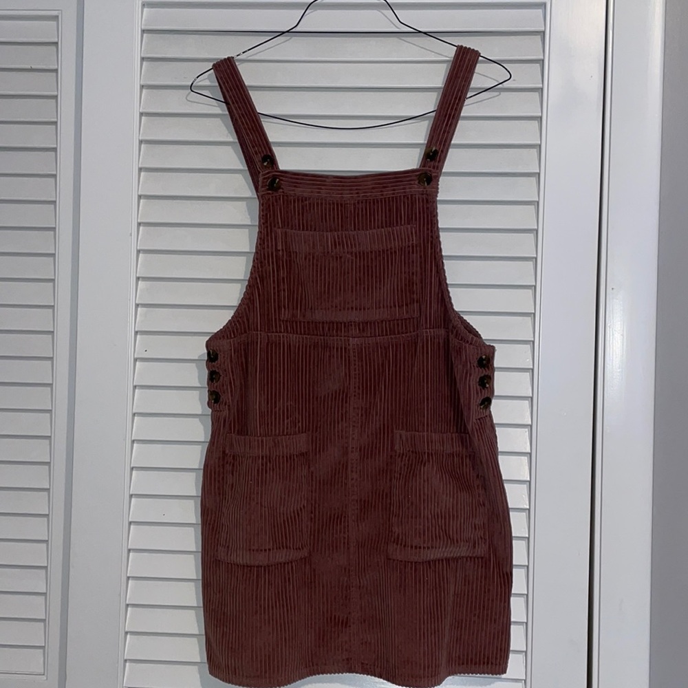 Size medium, wild fable, corduroy mid length overall dress